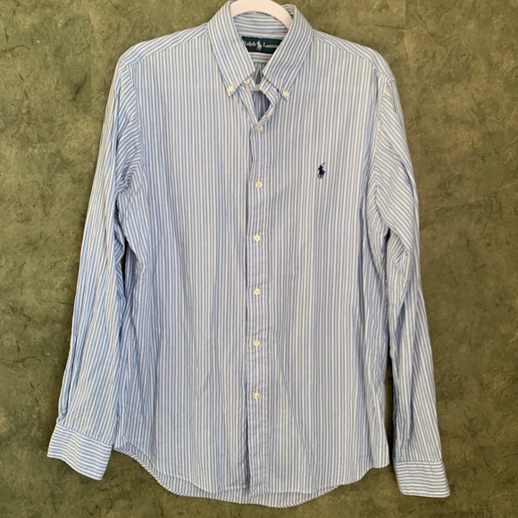 Ralph Lauren Other - Ralph Lauren Men’s Blue Stripped Button Down